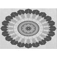 thumbnail image 1 of Ahgly Company Machine Washable Indoor Rectangle Transitional Smokey Gray Area Rugs, 8' x 12', 1 of 7