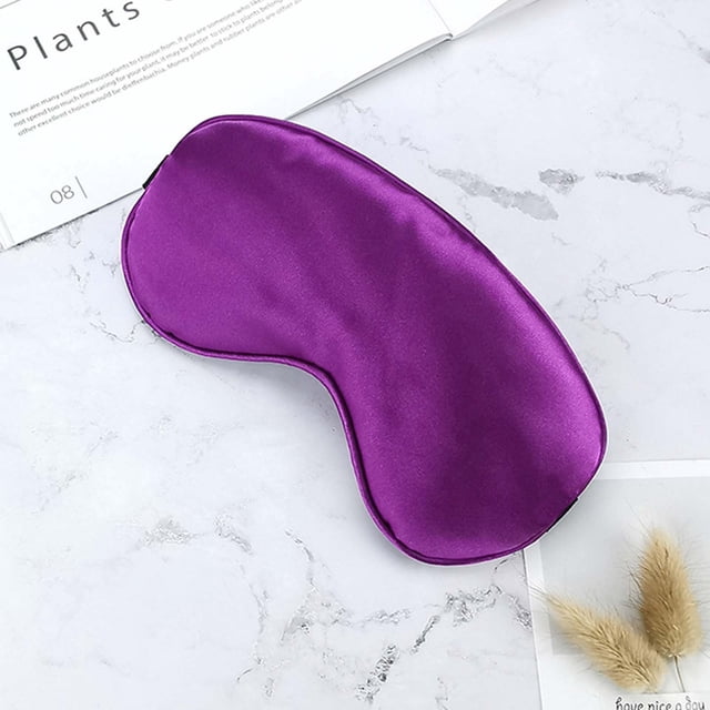 Sleep Mask Silk Blackouted Soft Travel Mask with Adjustable Strap Sleep Eye Mask