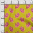 thumbnail image 1 of oneOone Polyester Lycra Fabric Peacock Block Print Fabric By The Yard 56 Inch Wide, 1 of 4