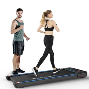 GEARSTONE Pad de marche, tapis roulant sous le bureau, tapis de fitness pour la maison LCD, Underdesk Portable Treadmill