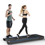 GEARSTONE Pad de marche, tapis roulant sous le bureau, tapis de fitness pour la maison LCD, Underdesk Portable Treadmill