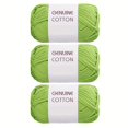 thumbnail image 1 of Unbranded Fil Mélangé Coton-Nylon Couleur Unie, 3 Écheveaux, 1 of 5