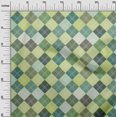 thumbnail image 3 of oneOone Viscose Chiffon Lime Fabric Check Craft Projects Decor Fabric Printed By The Yard 42 Inch Wide, 3 of 4