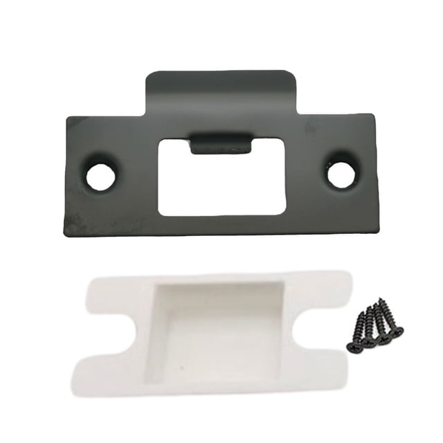 Door Reinforcement Plate With Screws Garage Deadbolt Cover Deadbolt Cover Plate