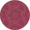 thumbnail image 1 of Ahgly Company Tapis Rond Lavable en Machine Intérieur Transitionnel Rouge Cramoisi, 3 Pieds Rond, 1 of 7