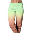 thumbnail image 1 of Yuyuzo Womens Capri Pants High Waisted Drawstring Sweatpants Running Gym Cropped Trousers with Pockets, 1 of 6
