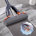 EGNMCR Sponge Mopno Hand Washing Roller Type Rubber Mop Thickened And Folded Squeezing Water Mop Household Lazy Rubber Mop the mop