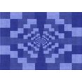 thumbnail image 1 of Ahgly Company Machine Washable Indoor Rectangle Transitional Sky Blue Area Rugs, 3' x 5', 1 of 7