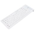 thumbnail image 1 of Roll Up Keyboard  Flexible Keyboard Silicone Silicone Keyboard Fully Sealed Design Lightweight Portable Silent Soft Comfortable Usb Wired Silicone Keyboard For Pc, 1 of 8