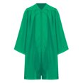 thumbnail image 3 of TTAO Kids Unisex Graduation Gown Robe Cap V Neck Set with 2025 Badge Tassel for School Graduation Green 21, 3 of 7