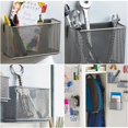 thumbnail image 4 of MesaSe Metal Wire Mesh Magnetic Storage Basket Tray Desk Caddy Storage Organizer New, 4 of 9
