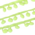 thumbnail image 1 of mmirethe Practical And Fashionable Trim For All DIY Needs Multiple Colors Available 5 Yards Pom Ball Lace Fluorescent Yellow, 1 of 6
