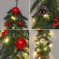 thumbnail image 5 of RKSTN Christmas Garland Christmas Lighted Garland Rattan,Christmas Rattan Garland with Lights,Decorations,Indoor Outdoor Christmas Garland with Led Lights,Battery Operated, 60In, 5 of 5