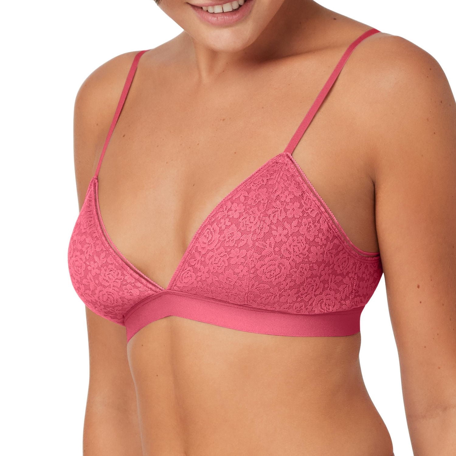 Maidenform Stretch Lace Triangle Bralette, Pack of 1