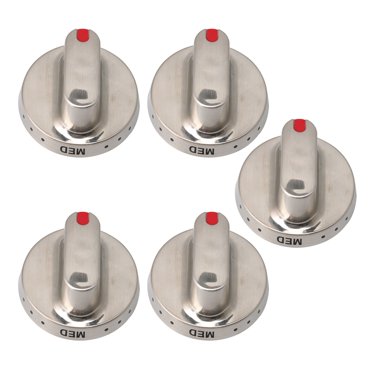 5 Pcs DG64-00473A Bouton de Brûleur en Acier Inoxydable de Remplacement pour Samsung