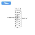 thumbnail image 2 of Unique Bargains Ressort de Compression 5 Pack en Acier Inoxydable 304, 12mm OD, Fil de 1mm, Longueur 35mm, 2 of 6