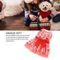 thumbnail image 3 of Chien de Compagnie Robe de Noël, Léger Doux Chiot Vêtements de Noël pour la Fête, 3 of 7