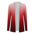 thumbnail image 3 of Pisexur Veste pour Femmes, Cardigans à devant Ouvert, Manteaux Trench, Vestes d'Automne, Mode pour Femmes, Cardigan Imprimé à Manches Longues, 3 of 5