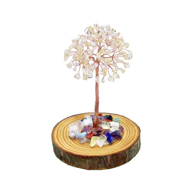 Xingzhi Stylish Home Accents Handmade Twinkling Tree For Office Decor Gift Choice Fairy Light Spirit Tree yellow