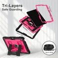 thumbnail image 2 of Case for iPad Air 11 Inch M3 2025 M2 2024 / iPad Air 5th 2022 / iPad Air 4th Generation 2020 10.9 Inch, Shockproof Protective Cover with Kickstand Shoulder Strap, 2 of 7