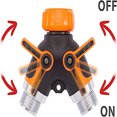 thumbnail image 4 of Two Way Heavy Duty Garden Hose Splitter - All Metal, 4 of 5