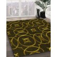 thumbnail image 3 of Ahgly Tapis Rectangulaire Lavable en Machine Intérieur Transitionnel Brun Bronze Foncé, 7 Pieds x 9 Pieds, 3 of 7