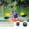 thumbnail image 4 of 4pcs Kayak Boat Drain Plug Universal Drain Plug Kit Boat Drain Hole Plugs Banmo, 4 of 5