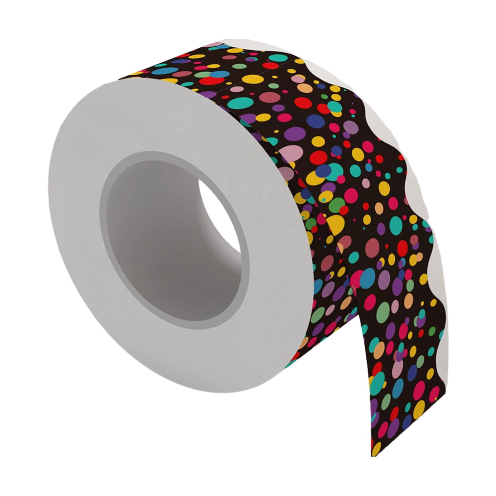 Bulletin Board Borders 20M Classroom Borders for Classroom Blackboard Office Colorful Dots