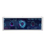 PC Temperature Display Screen, 7.9in Large Screen PC Temp Monitor Multifunction for AIDA64 for Home