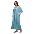 thumbnail image 2 of Moomaya Printed Nightdress For Ladies Cotton Ruffled Border Nursing Nightwear, 2 of 5