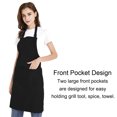 thumbnail image 3 of TOPTIE Ensemble de Toque de Chef Ajustable en Toile de Coton pour Adultes, Hommes et Femmes, 3 of 7