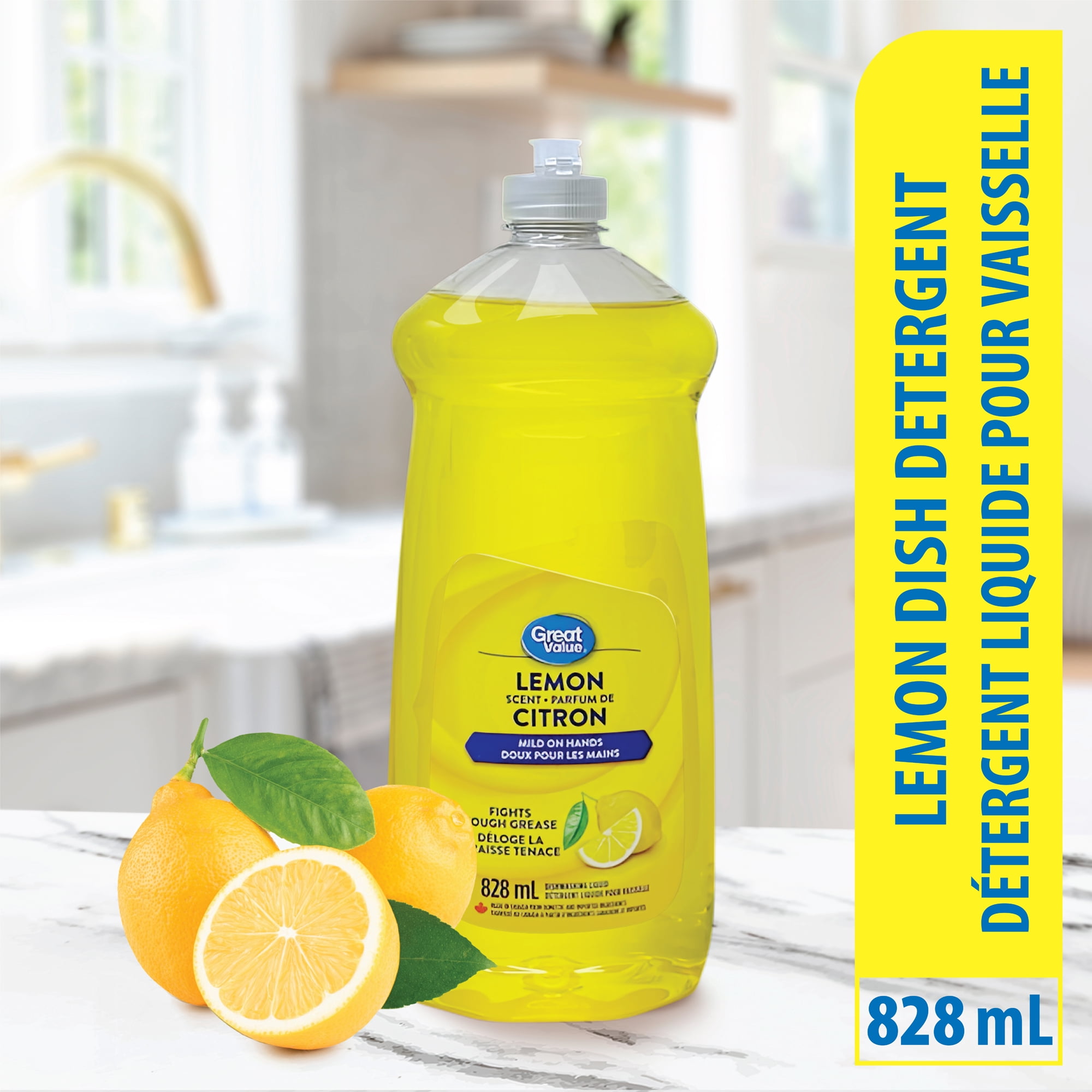 828mL GV DISHWASING LIQUID - LEMON SCENT