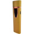 thumbnail image 1 of USB Plasma Lighter Flameless Electric Double ARC Dual Pulse Torch Rechargeable Lithium Power Battery (Spark - Glamorous Gold), 1 of 3
