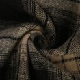 thumbnail image 4 of Pompotops Mode Femmes Décontracté Poches Imprimé Manches Longues Hauts Veste Manteau à Carreaux Liquidation, 4 of 8