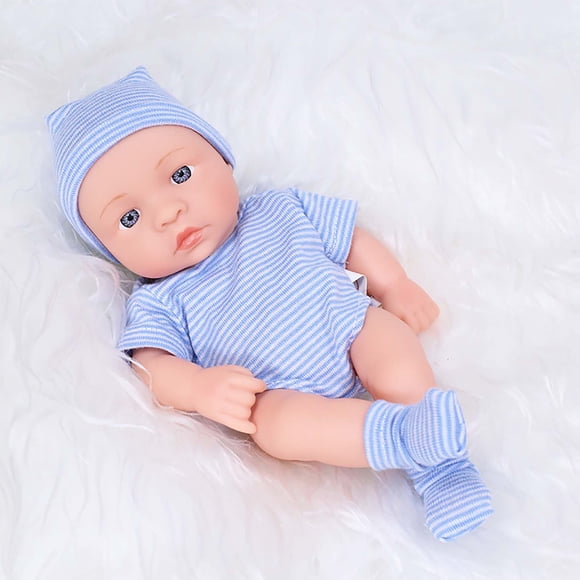 EGNMCR Room Decor, Home Decor, Wall Decor 7.48 Inch Soft Newborn Baby Dolls Vinyl Baby Dolls With Clothes Set Including Pacifier Realistic Doll Look Real Doll Doll