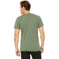 thumbnail image 3 of Bella Canvas T-Shirt Jersey à Col en V pour Homme, 2TG, Vert Militaire, 3 of 3