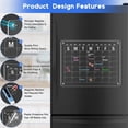 thumbnail image 4 of Acrylic Calendar for Fridge, Monthly Clear Acrylic Magnetic Dry Erase Board for Refrigerator, Stronger-Magnetic Reusable Fridge Planner, Includes 3 Liquid Chalk Markers, 4 of 5
