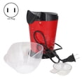thumbnail image 2 of Popcorn Maker, Electric Popcorn Machine Hot Air Corn Popper Portable One-Button  High Popping Oil-Free 1200W Durable  for Kitchen for Home US Plug 110V, 2 of 8