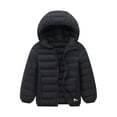thumbnail image 1 of tredstone Winter Essential Kids Windproof Jacket For Cold Days Down Clothing Jackets Down Coat For Winter black+150cm, 1 of 6