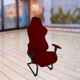 thumbnail image 2 of Wweixi Gaming Chair Cover Soft for Rotating Chair Reclining Racing Gaming Chair dark coffee wine red, 2 of 6