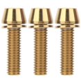 thumbnail image 2 of Filfeel Titanium Alloy Stem Screw Bicycle Stem Set Screw Stem Screws, Road Bike For Bike Handlebar Stem Screws Bicycle Bicycle Disc Brake Clamp Set Screw, 2 of 8