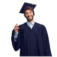 thumbnail image 3 of Kcodviy Adulte Unisexe Bachelier Collation des Grades Plus Manteau Anorak Femme Ensemble de Robe Collège & Manteau Anorak Femme 3X Robe de Secondaire avec Coats Plus Casquette & Gland, 3 of 9