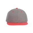 thumbnail image 2 of CTH Vintage Snapback Cap Hat 2 Tone (Grey Red), 2 of 2