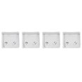 thumbnail image 3 of 4 Pcs Pinces de Rideau de Douche Coupe-Vent Pinces de Rideau de Douche pour Côté de Douche, 3 of 9