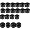 thumbnail image 2 of Wheel Nut Rim Cover, 20pcs 17mm Nut Car Wheel Auto Hub Screw Protection Anti-theft Cover Cap for Audi(Black), 2 of 5