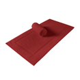 thumbnail image 3 of Canadian Linen Yukon Bath Mats, 2 Pack, 20"x34", Cotton Washable Soft Absorbent Lightweight Quick Dry Bath Shower Mats, Picture Frame Design, Burgundy, 3 of 9