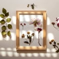 thumbnail image 5 of Unique Bargains 5x5 Wood Picture Frames, Double Sided Acrylic Plant Specimens Frame Natural Color, 5 of 5