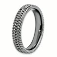 thumbnail image 3 of Bague Plaquée Noire en Argent Sterling Stackable Expressions Taille 10, 3 of 3
