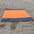 thumbnail image 4 of SLYNSHome Clearance Beach Blanket Sandproof Waterproof Extra Large Beach Mat Oversized Quick Drying Picnic Blanket - Orange, 4 of 7