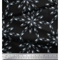 thumbnail image 3 of Soimoi Black polyester Crepe Fabric Cat Animal Printed Craft Fabric by the Yard 52 Inch Wide, 3 of 3